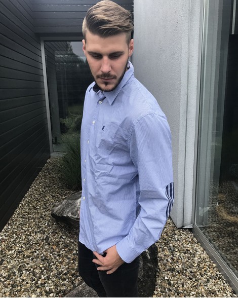 Košile pánská Cerruti modrá s proužkem